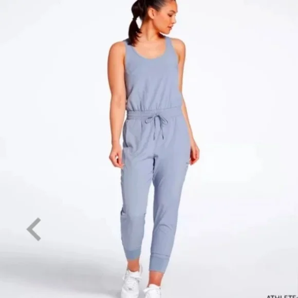 CALIA by Carrie Underwood Tank Romper – Size L (Grey Pearl) - Picture 1 of 7